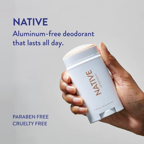Native Deodorant | Natural Deodorant for Women and Men, 72 Hour Odor Control Aluminum Free with Baking Soda, Coconut Oil and Shea Butter | Coconut & Vanilla, Lavender & Rose, Cucumber & Mint