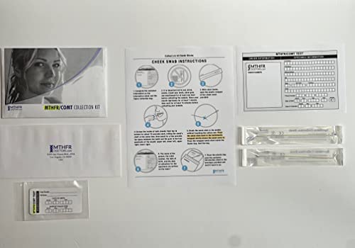 MTHFR Gene Home Test Kit Comes with Physician Recommendations and Results Interpretation - Cheek Swab for Methylation Analysis - Assess MTHFR and Methylation